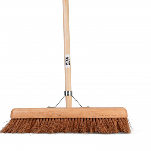 WS Kokosbezem 50cm met verankerde steel