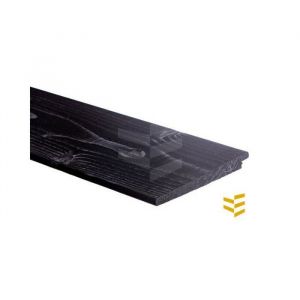 bevelsing vuren zwart geïmpr (zweedsrabat) 12/24x18x420cm
