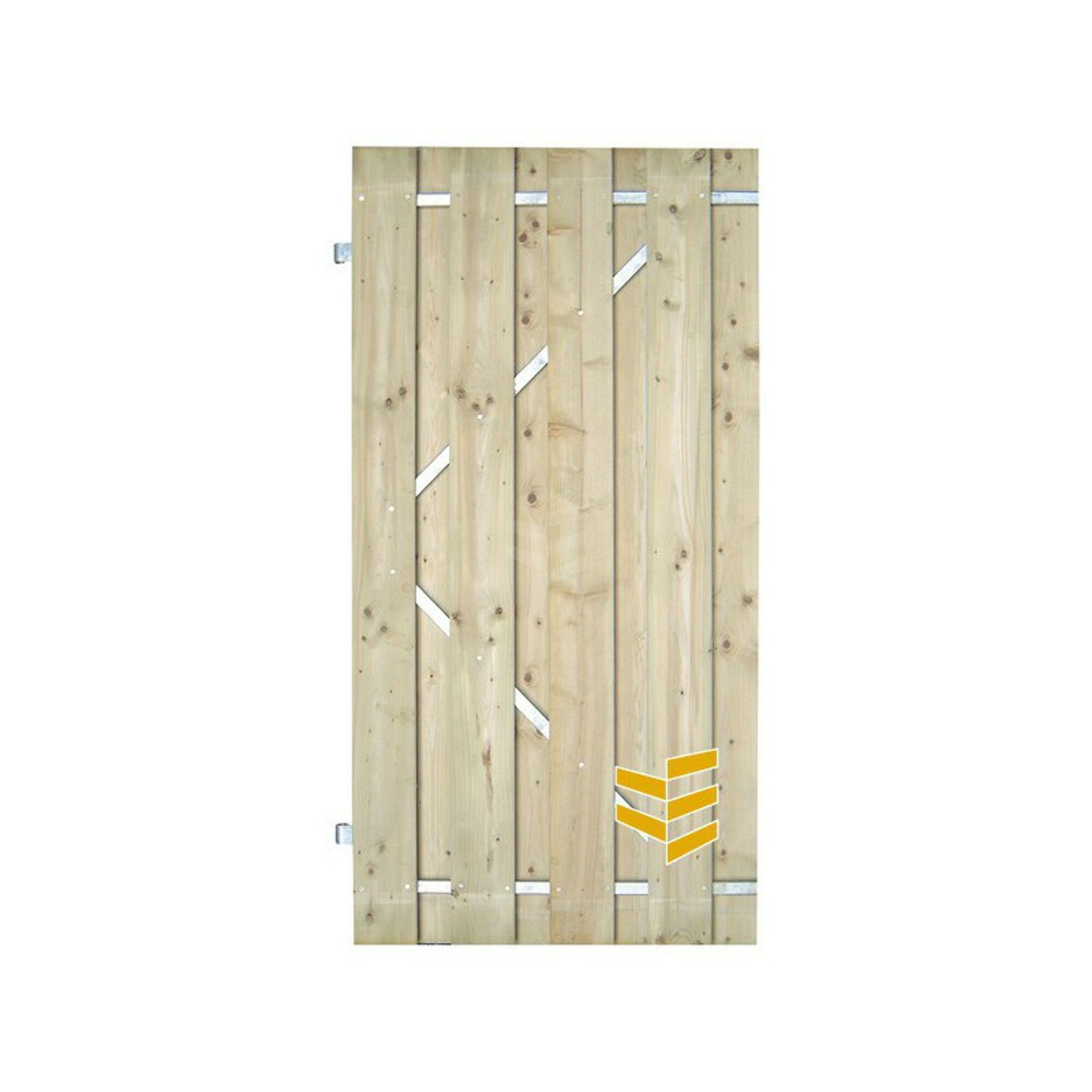 Schuttingdeur geïmpregneerd op statenframe en slot 100x180cm 