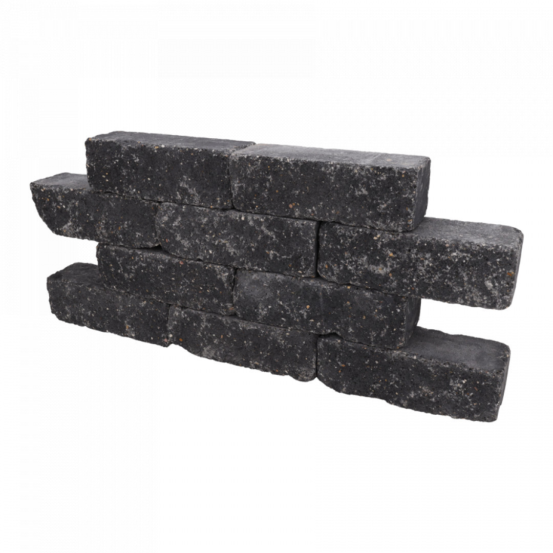 Catrock getrommeld 31x11,5x10 cm Nero