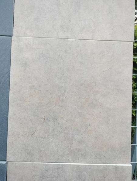 Gecoate tegel naturel beige 60x60x3 cm